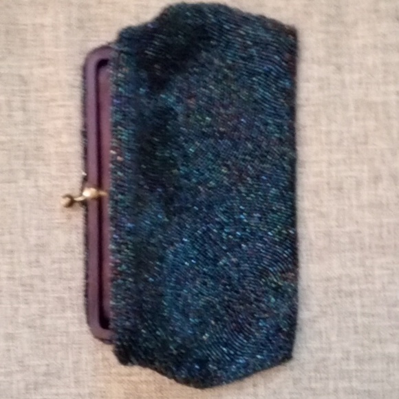 Vintage Gimbel's beaded small clutch - Picture 3 of 3